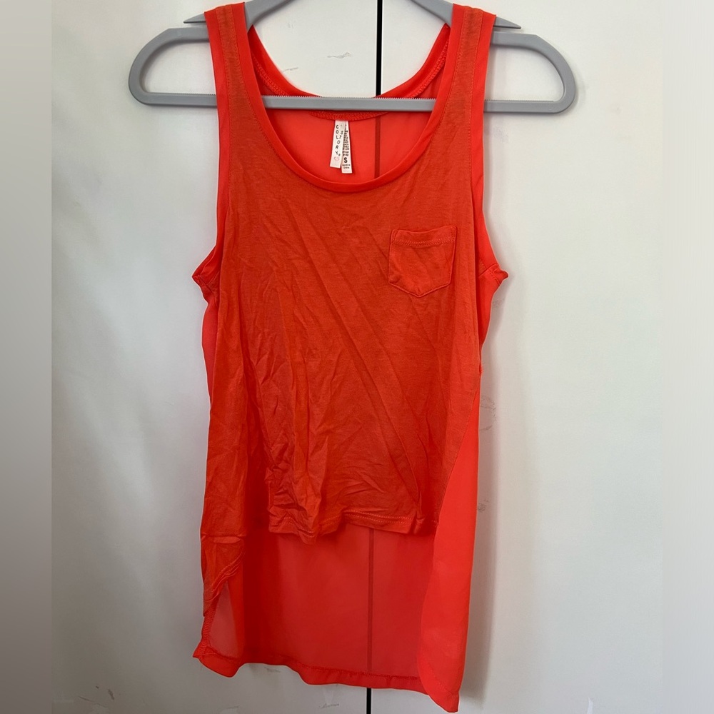 Dainty Red Tank Top